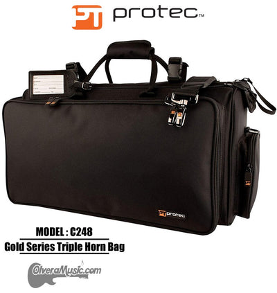 PROTEC Gold Series Triple Horn Bag