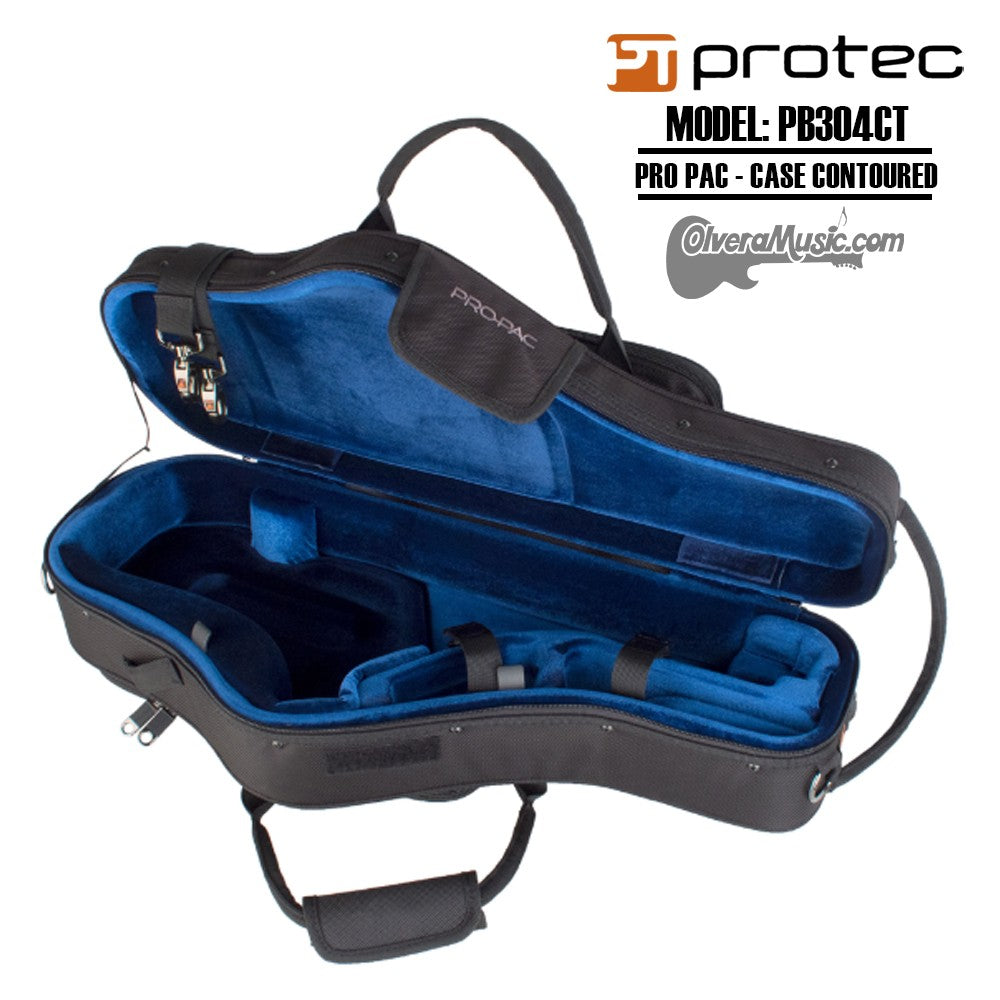 PROTEC PRO PAC Case-Contoured Alto Saxophone - Black