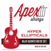 APEX "Hyper Ellipticals" Bajo Quinto Strings - Bronze Set