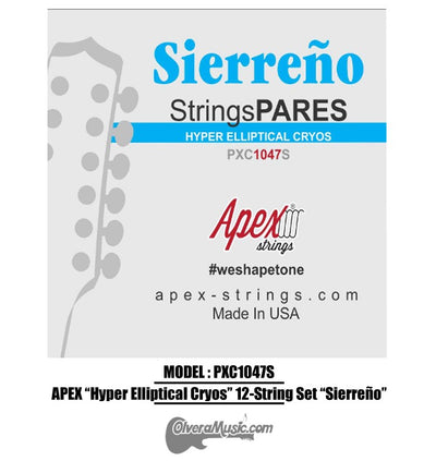 APEX "Hyper Elliptical Cryos" LT Bronze "Sierreño" 12-String Set