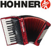 HOHNER MOD. Bravo II 48 Acordeón de teclas- Rojo perla