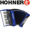 HOHNER MOD. Bravo II 48 Acordeón de teclas- Azúl perla