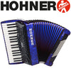 HOHNER MOD.Bravo III 72 Acordeón de teclas con 5-Registros - Azúl oscuro perlado