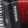 HOHNER MOD.Bravo III 72 Acordeón de teclas con 5-Registros - Negro