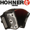 HOHNER MOD. Panther (3100) Acordeón de botones- Negro