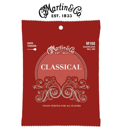 MARTIN Silver-Plated Ball-End Classical Guitar Strings - High Tension