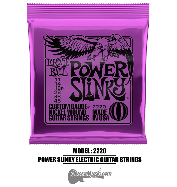 ERNIE BALL Power Slinky Nickel Wound Electric Guitar Strings