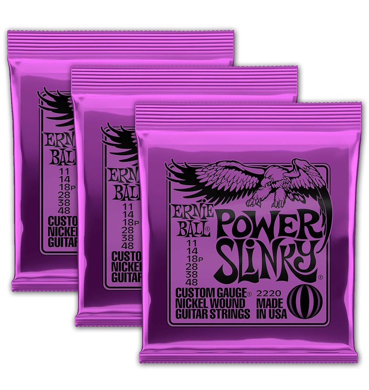 ERNIE BALL Power Slinky Nickel Wound Electric Guitar Strings