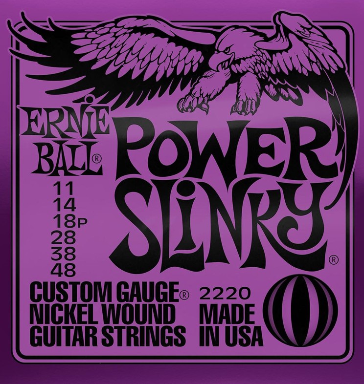 ERNIE BALL Power Slinky Nickel Wound Electric Guitar Strings