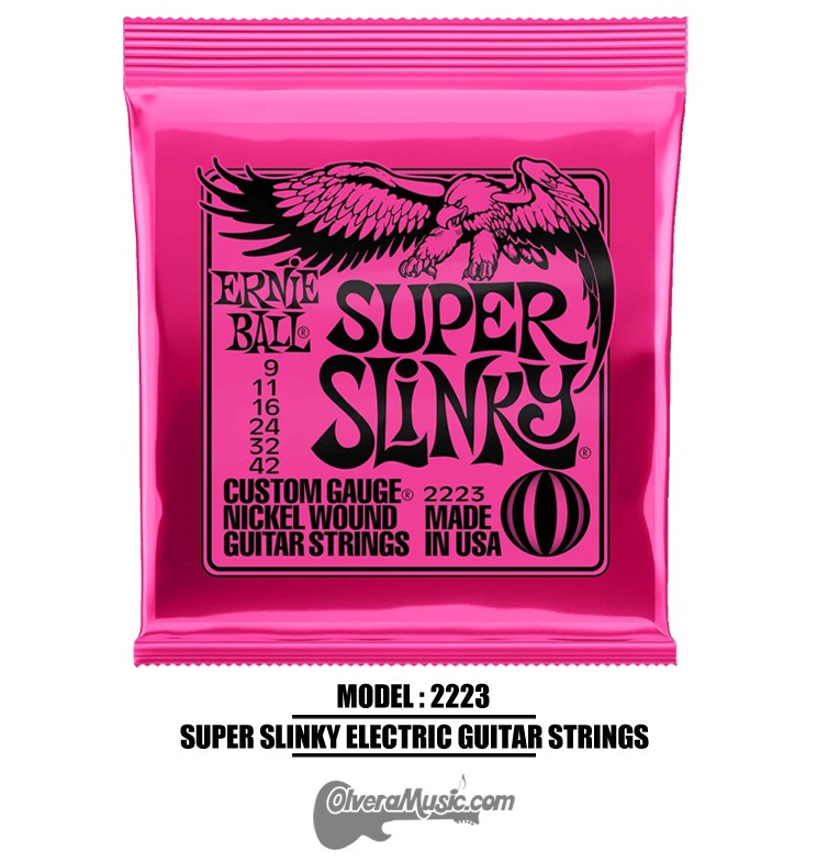 ERNIE BALL Super Slinky Nickel Wound Electric Guitar Strings