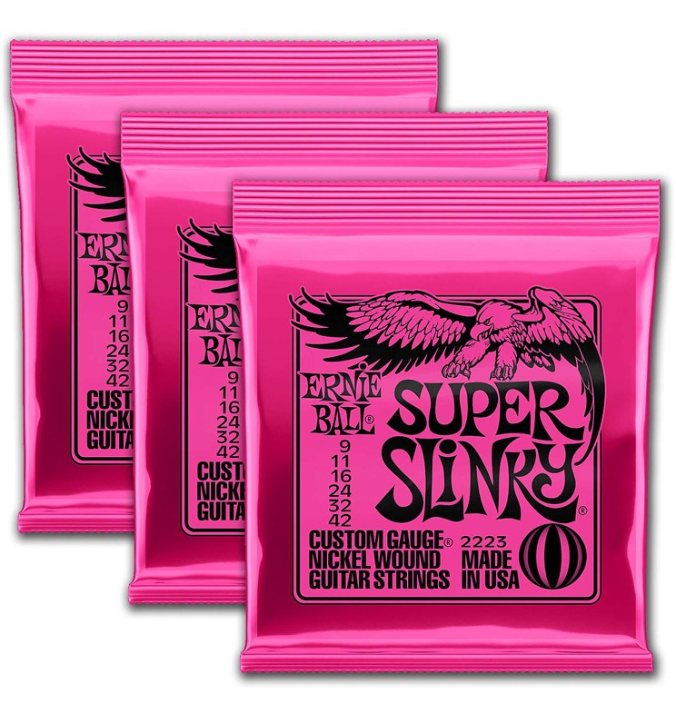 ERNIE BALL Super Slinky Nickel Wound Electric Guitar Strings