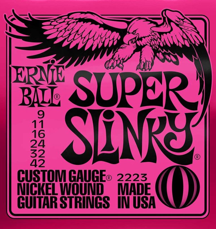 ERNIE BALL Super Slinky Nickel Wound Electric Guitar Strings