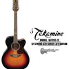 TAKAMINE G70 Series Acoustic/Electric 12-String Jumbo Guitar - Sunburst