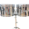 HERCH Timbales Custom Mod. HP (Liso Cromo) - Disponible solo sobre pedido.