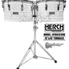 HERCH Timbales Custom Mod. HP (Rameado Blanco) - Disponible solo sobre pedido.