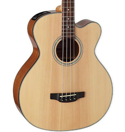 TAKAMINE 4-String Acoustic/Electric Bass - Natural