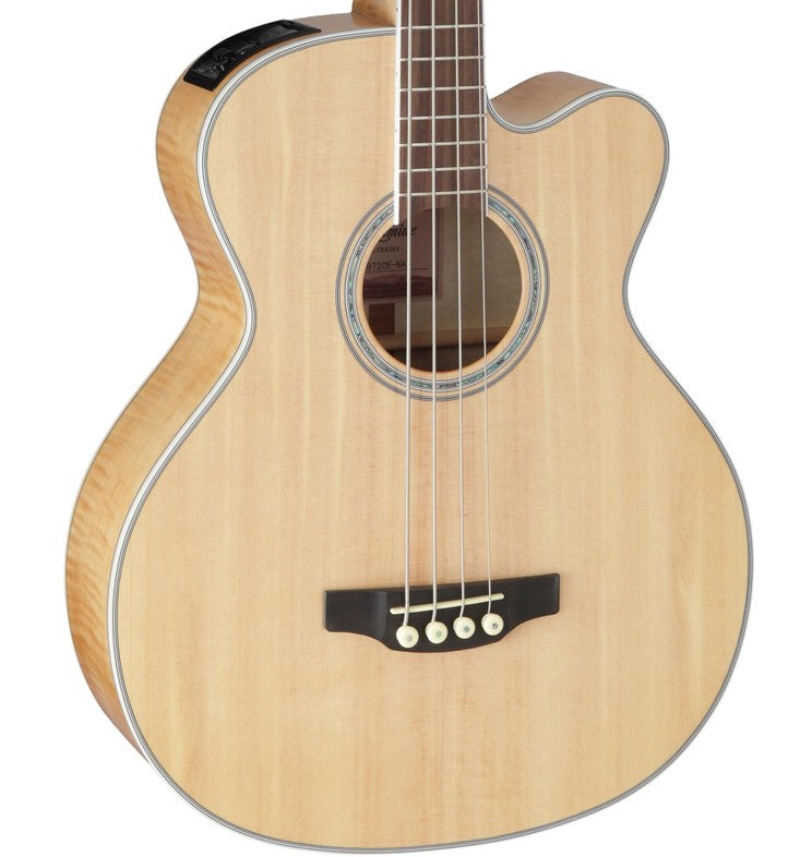 TAKAMINE 4-String Jumbo Acoustic/Electric Bass - Natural