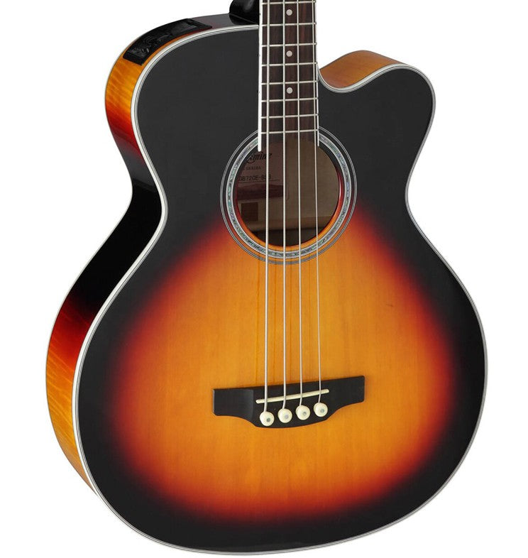 TAKAMINE 4-String Jumbo Acoustic/Electric Bass - Sunburst