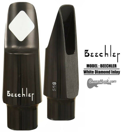 BEECHLER Alto Saxophone Mouthpiece White Diamond Inlay