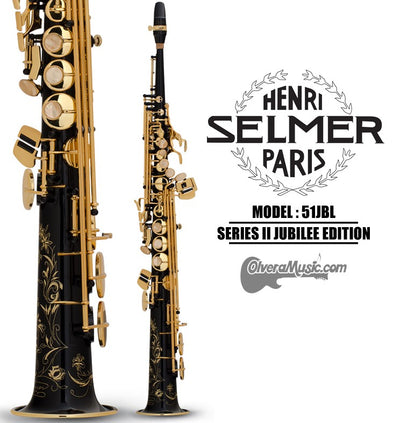 SELMER PARIS "Series II" Jubilee Edition Professional Bb Soprano - Black Lacquer