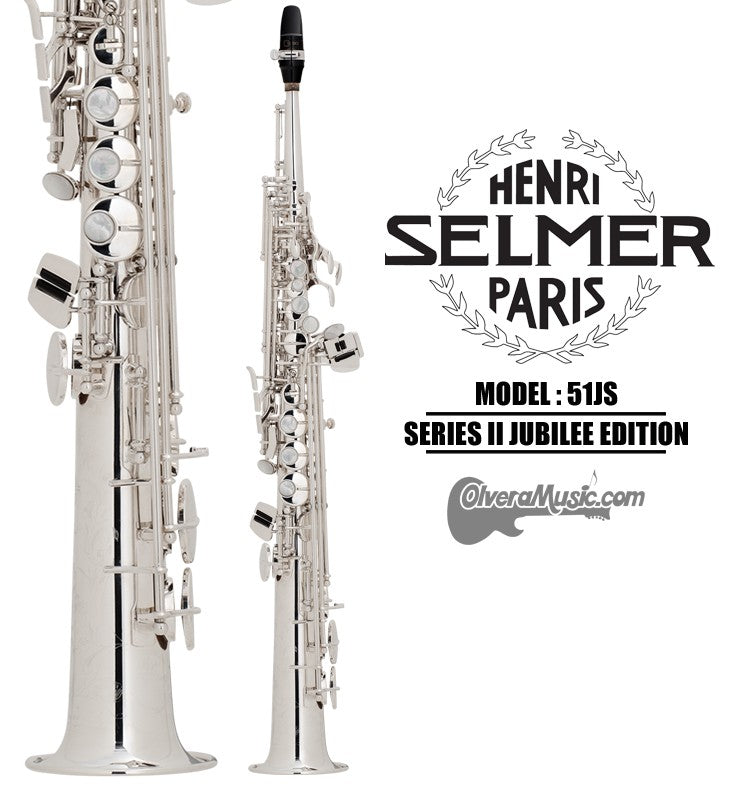 SELMER PARIS "Series II" Jubilee Edition Professional Bb Soprano - Silver Plated