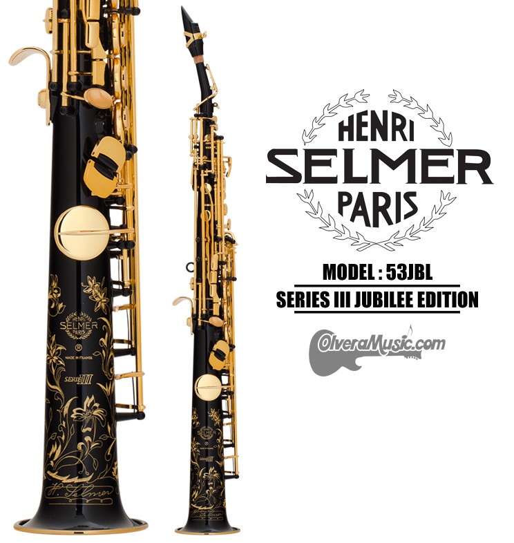 SELMER PARIS "Series III" Jubilee Edition Professional Bb Soprano - Black Lacquer