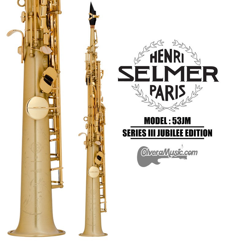 SELMER PARIS "Series III" Jubilee Edition Professional Bb Soprano - Matte Finish