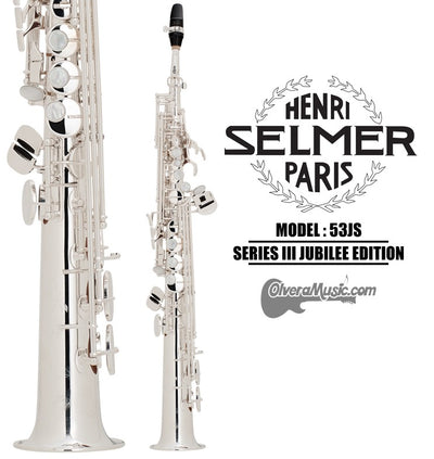 SELMER PARIS "Series III" Jubilee Edition Professional Bb Soprano - Silver Plated