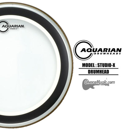 AQUARIAN Studio-X Drumhead - Clear