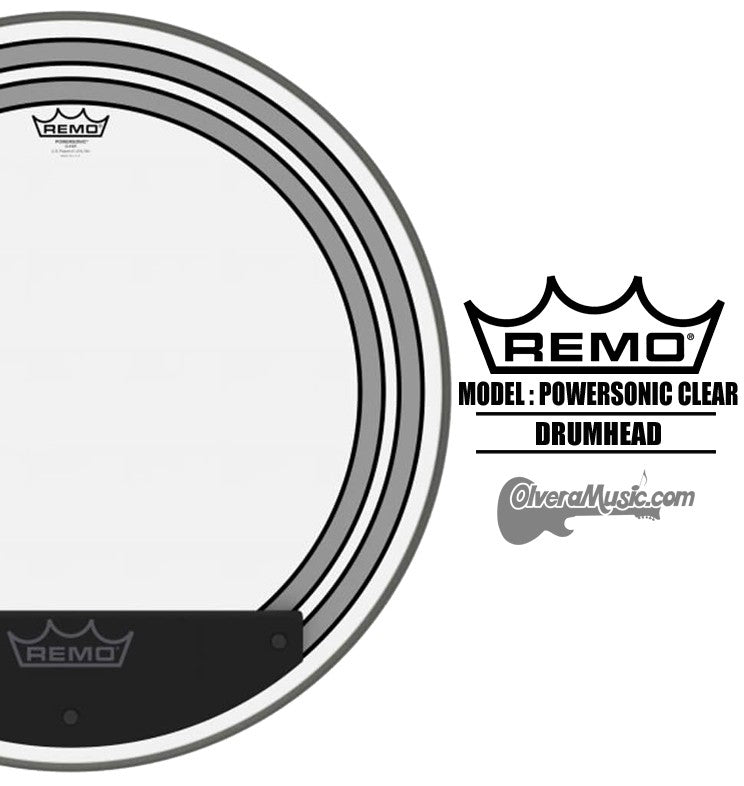 REMO Powersonic Clear Drumhead