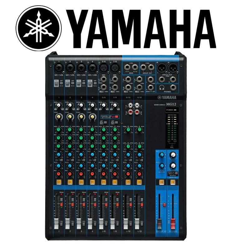 YAMAHA 12 Channel Compact Mixer