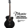 TAKAMINE 4-String Acoustic/Electric Bass - Black