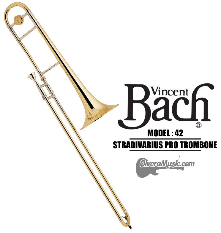 BACH Stradivarius Professional Tenor Slide Trombone - Lacquer Finish