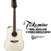 TAKAMINE G Series 12-String Acoustic/Electric Guitar -  Gloss Pearl White