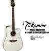 TAKAMINE G Series 6-String Acoustic/Electric Guitar - Pearl White