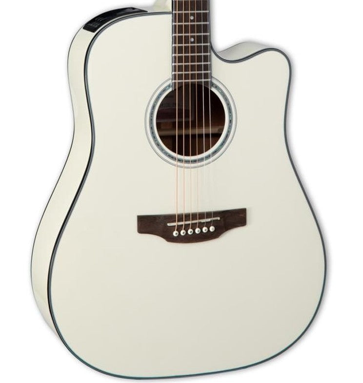 TAKAMINE G Series 6-String Acoustic/Electric Guitar - Pearl White