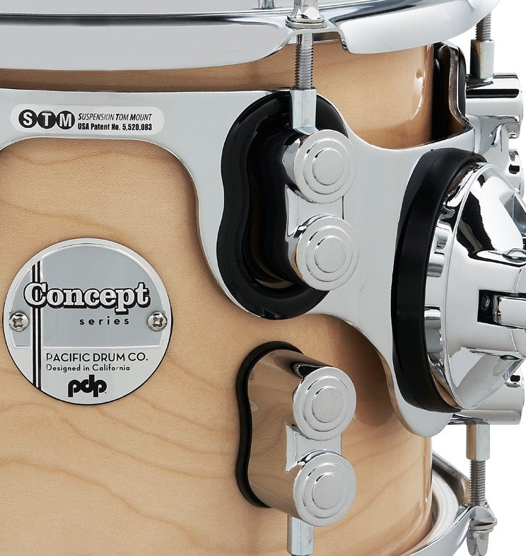 PDP "Concept Series" 7-Piece Maple Shell Pack - Natural Lacquer