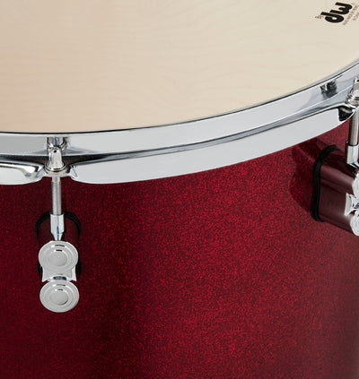 PDP "Concept Series" 7-Piece Maple Shell Pack - Red to Black Fade Lacquer