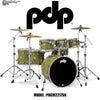 PDP "Concept Series" 7-Piece Maple Shell Pack - Satin Olive Finish