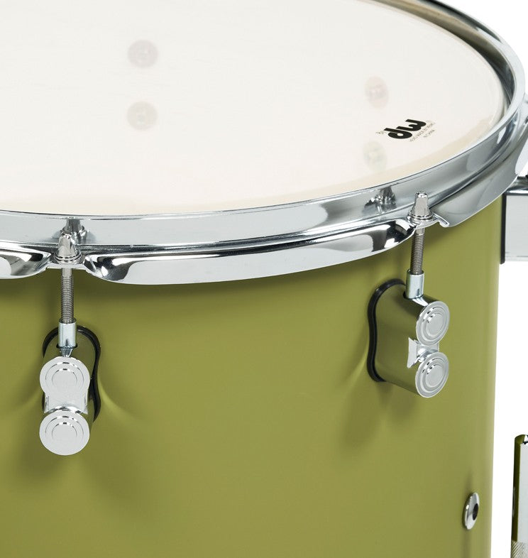 PDP "Concept Series" 7-Piece Maple Shell Pack - Satin Olive Finish