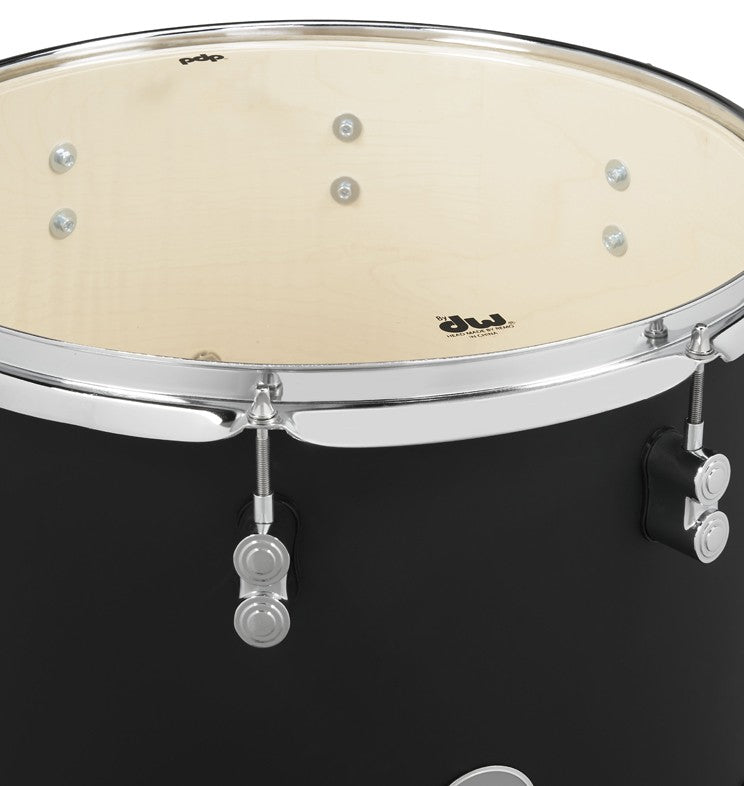 PDP "Concept Series" 5-Piece Shell Pack - Satin Black Finish