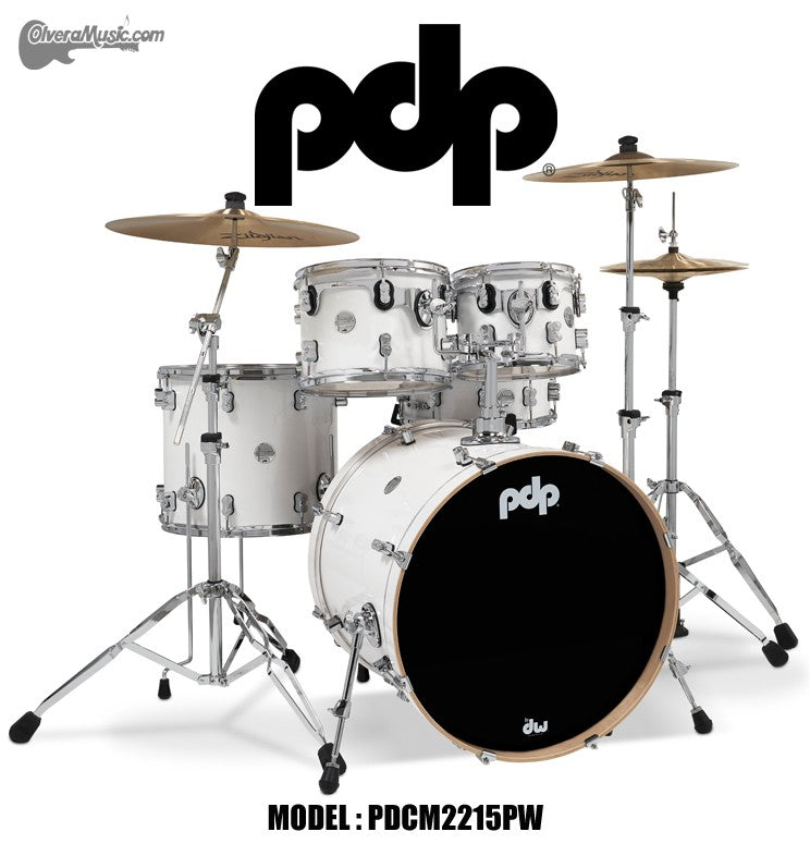 PDP "Concept Series" 5-Piece Maple Shell Pack - Pearlescent White