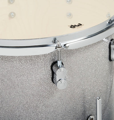 PDP "Concept Series" 5-Piece Maple Shell Pack - Silver to Black Fade Lacquer