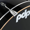 PDP "Concept Series" 5-Piece Maple Shell Pack - Silver to Black Fade Lacquer