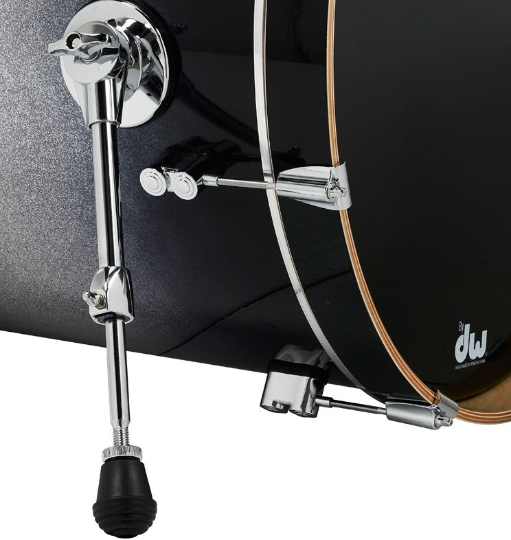 PDP "Concept Series" 5-Piece Maple Shell Pack - Silver to Black Fade Lacquer