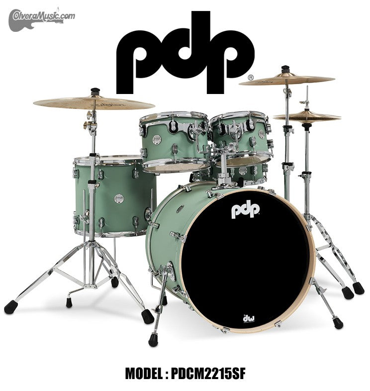 PDP "Concept Series" 5-Piece Maple Shell Pack - Satin Seafoam