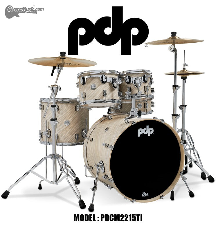 PDP "Concept Series" 5-Piece Maple Shell Pack - Twisted Ivory Finish