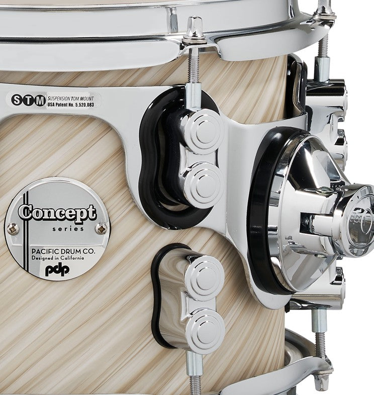 PDP "Concept Series" 5-Piece Maple Shell Pack - Twisted Ivory Finish