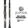 JUPITER Professional Bb Clarinet - Grenadilla Wood