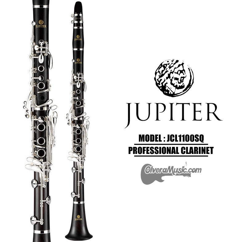 JUPITER Professional Bb Clarinet - Grenadilla Wood